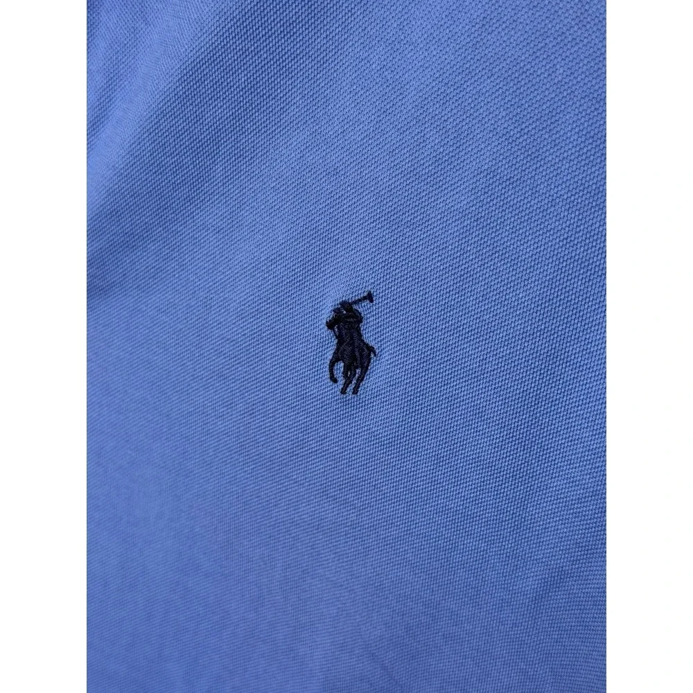 Lot of 2 Polo Ralph Lauren Men's XL Blue Short Sleeve Polo Shirts